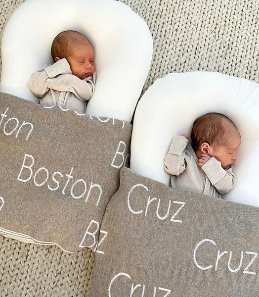 Personalized cotton best sale baby blankets