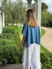 100% Pure Merino Fine Knit Button Poncho